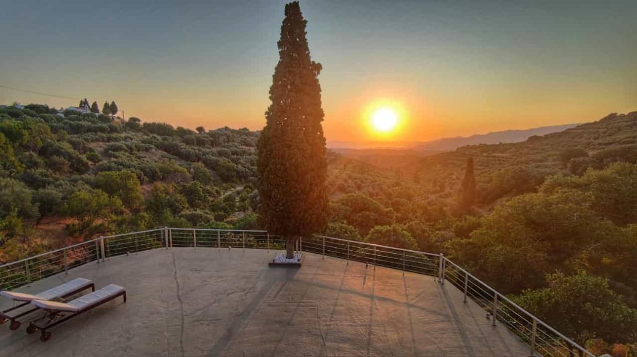 Villa Irini - Cretan Luxury Villa With Amazing View Paraspori  Exterior foto