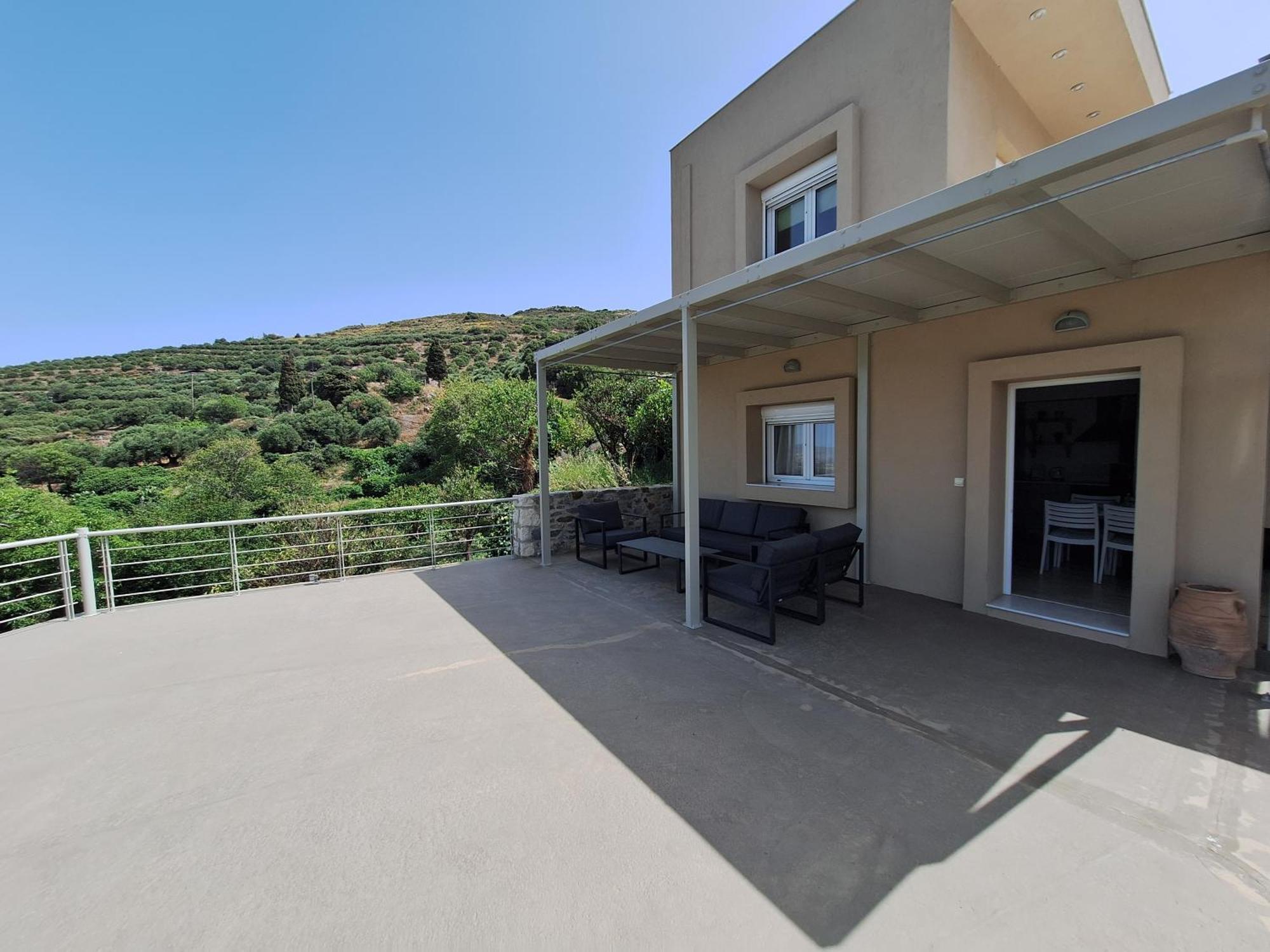 Villa Irini - Cretan Luxury Villa With Amazing View Paraspori  Exterior foto