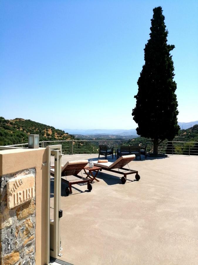 Villa Irini - Cretan Luxury Villa With Amazing View Paraspori  Exterior foto